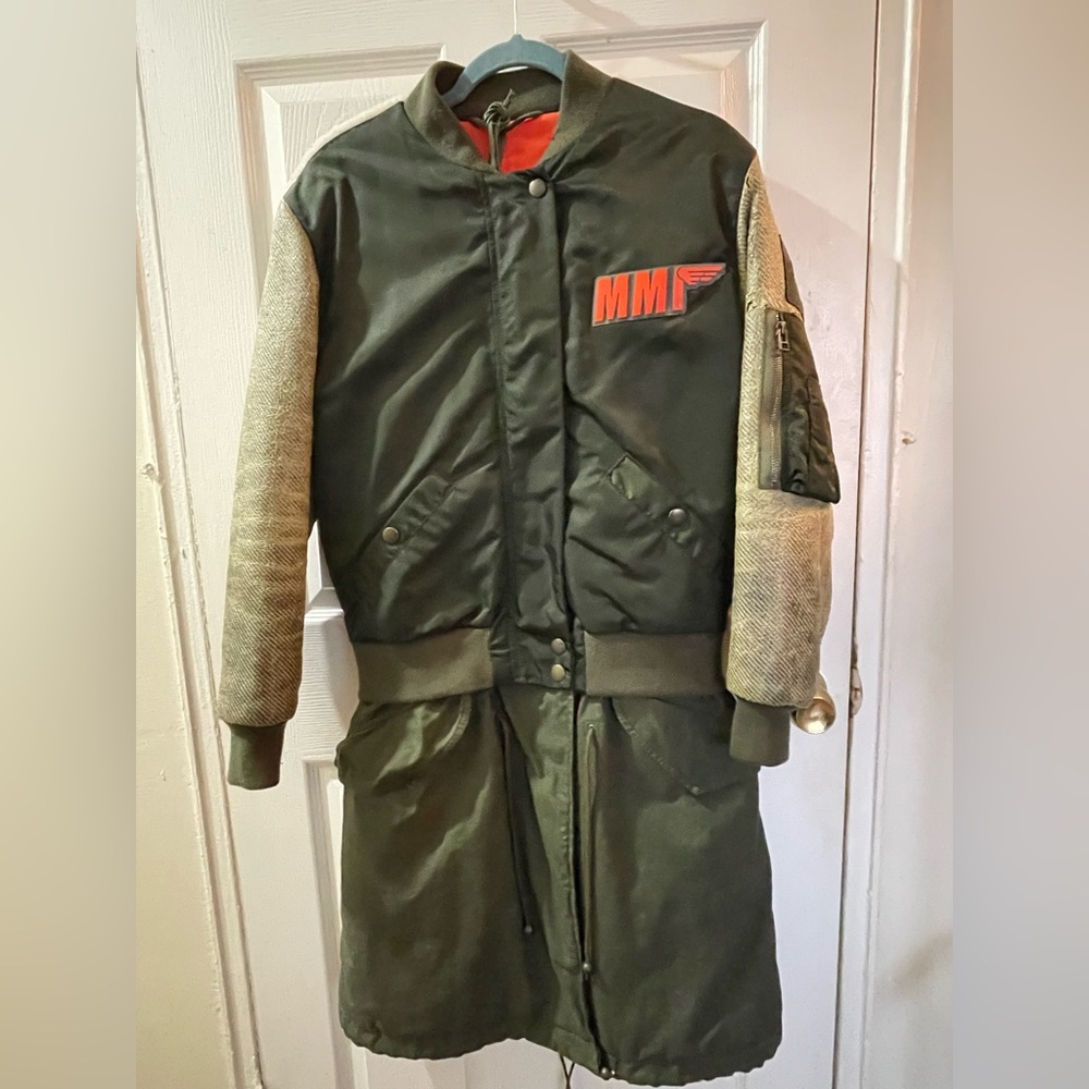 Green Nylon Parka
